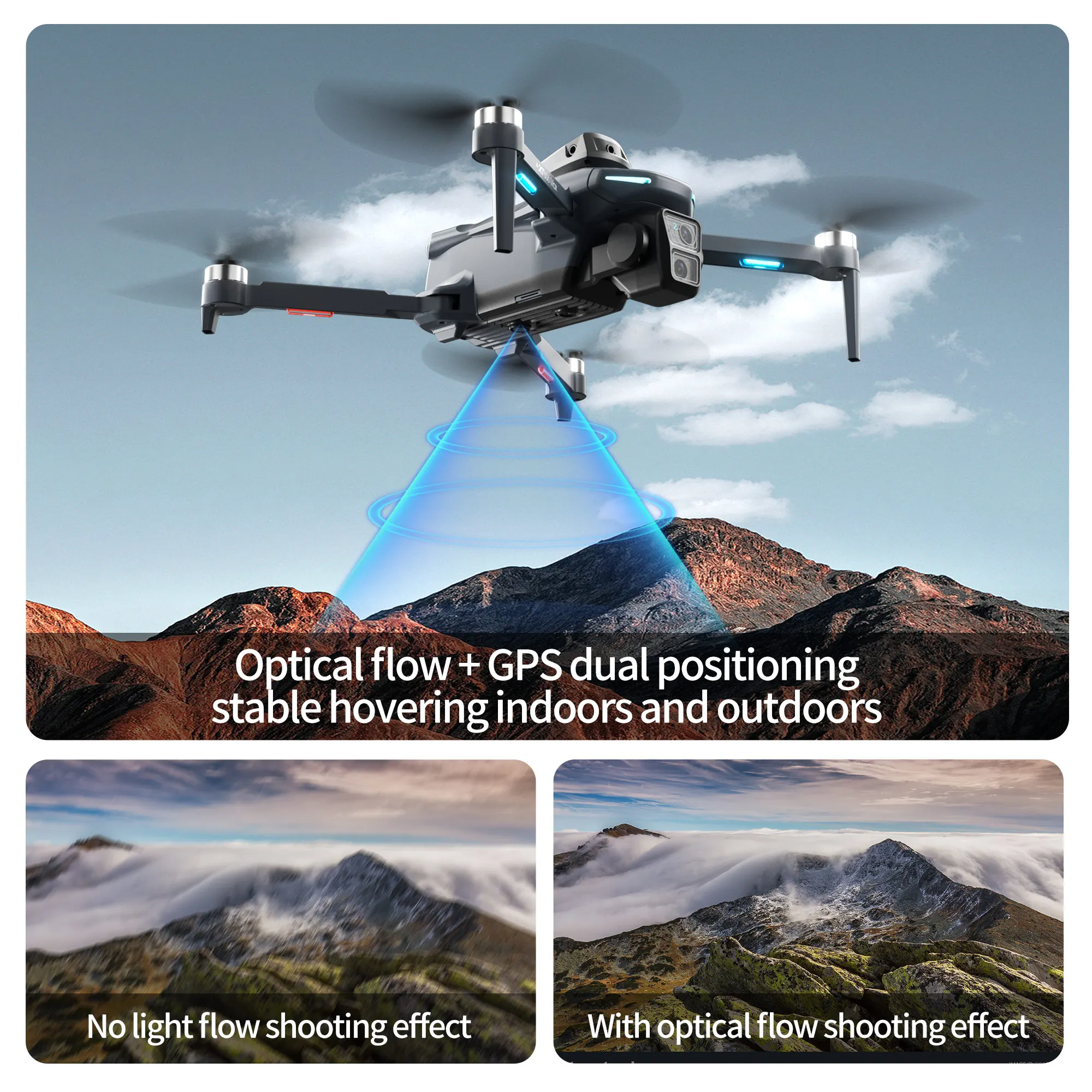 XT606 MAX GPS Drone 4k Profess - огляд і ціна Drone Gps Mount